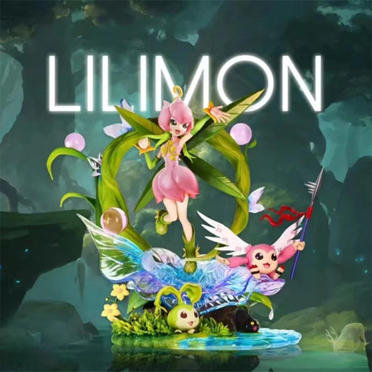 New Digimon Adventure Lilimon Tanemon Action Figure 19cm Model Statue Collection Desktop Decoration Ornament Toys Birthday Gifts SS69
