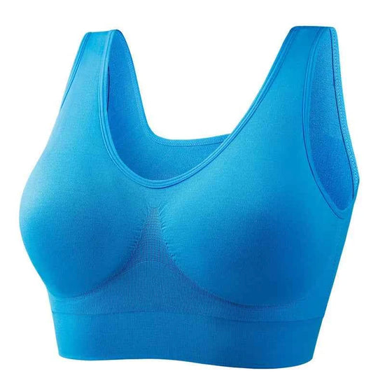 XL-5XL 4PCS Women Seamless Single Layer Camisole Bra Tops Sleep Yoga Sports Bras Tank Tops