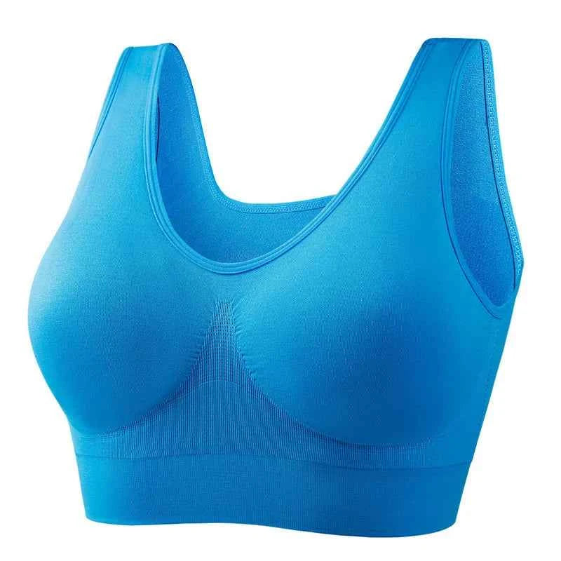 XL-5XL 4PCS Women Seamless Single Layer Camisole Bra Tops Sleep Yoga Sports Bras Tank Tops