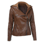 2025 Steampunk Rock Rivet Women's Leather Jacket Slim Short Streetwear Gothic Embroidery PU Leather Locomotive Coat Femme SS69