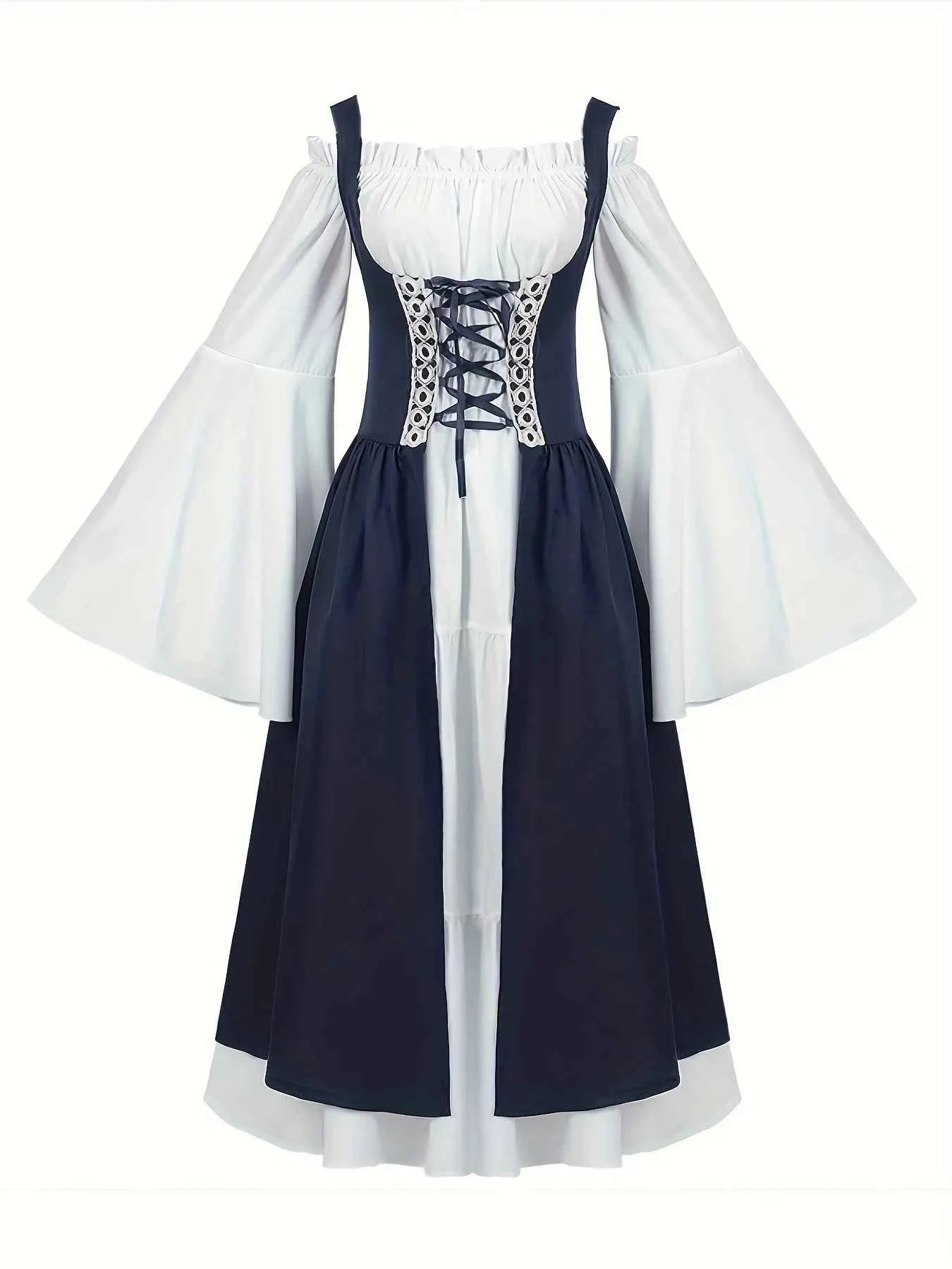 Greek Goddess Court Princess Queen Halloween Costume Vintage European Royal Style Theater Stage Outfit Halloween Cosplay Costume