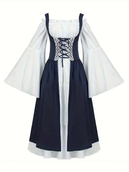 Greek Goddess Court Princess Queen Halloween Costume Vintage European Royal Style Theater Stage Outfit Halloween Cosplay Costume