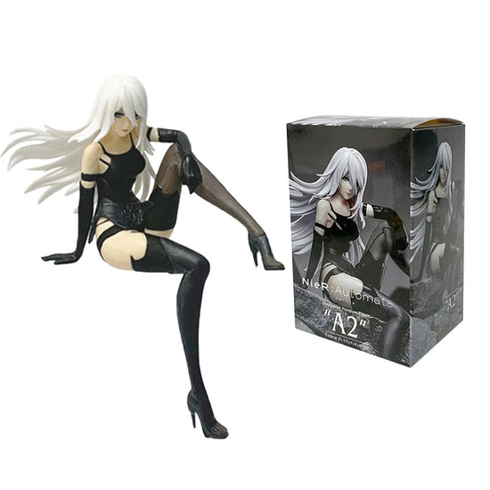 13-15CM NieR:Automata Yorha No. 2 Type B PVC Anime Action Figures Model Collection Ornament Anime Cartoon Model Toy Gift SS69 11.69 03-With box
