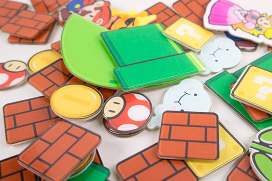 Bros Fridge Magnet Home Kitchen Convenience Sticker Cartoon Anime Photo Message Board Refrigerator Magnetic Stickers Home Dec