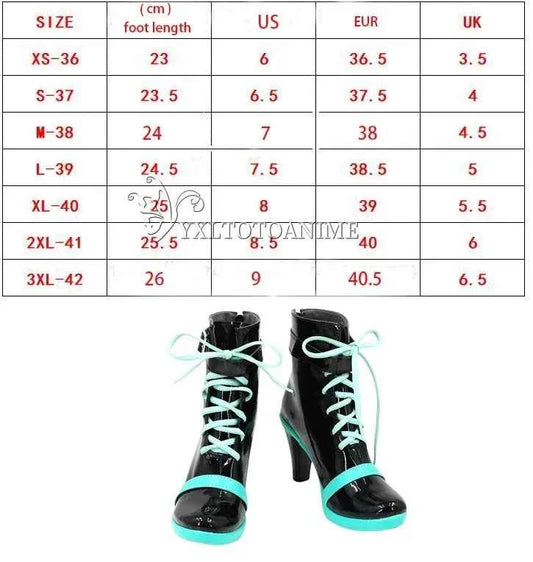 in stock Anime Miku Cosplay Full Set Costume Miku 16TH Cosplay Leather Midi Sexy Dress Halloween Carnival Party JK Uniform