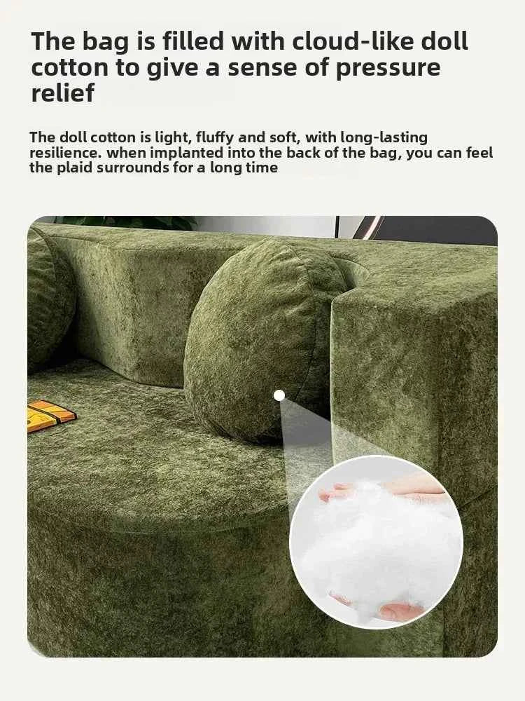 Living Room Sofas Vacuum Compression Sofa Pure Sponge Single Multifunctional Foldable Special Shaped Sofa Bed Furniture