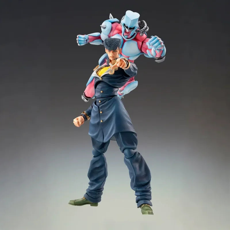25cm JOJO'S Bizarre Adventure Josuke Higashikata Crazy Diamond Big Super Action Figure Anime Model Toy Desktop Ornament Boy Gift