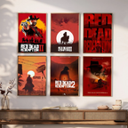 Red Dead Redemption 2 Waterproof Adhesive Art Print
