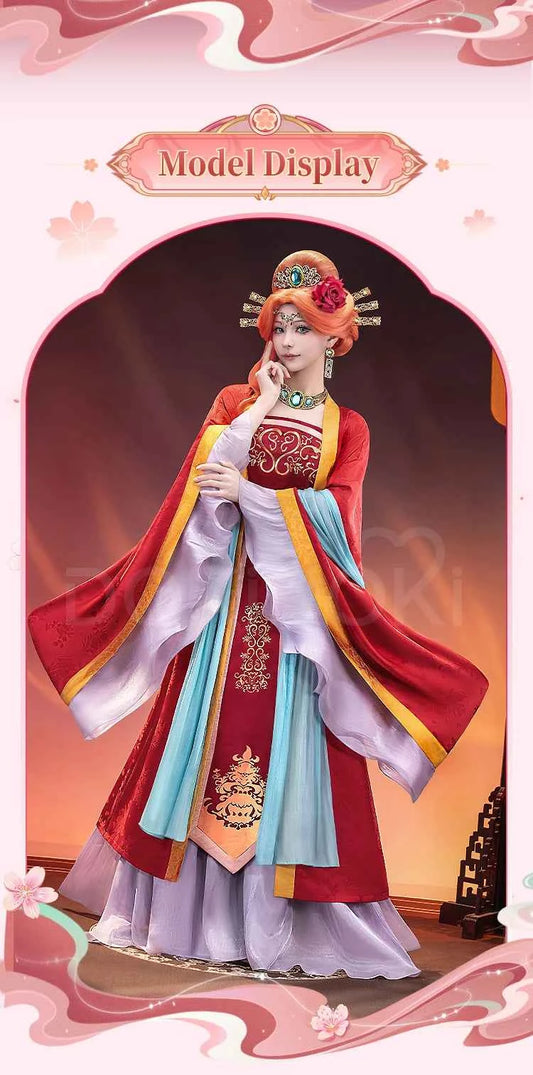 Gyokuyou Cosplay Costume Anime The Apothecary Diaries【XS-2XL】DokiDoki-R Women Red Dress Mao Mao Gyokuyou Cosplay Plus Size