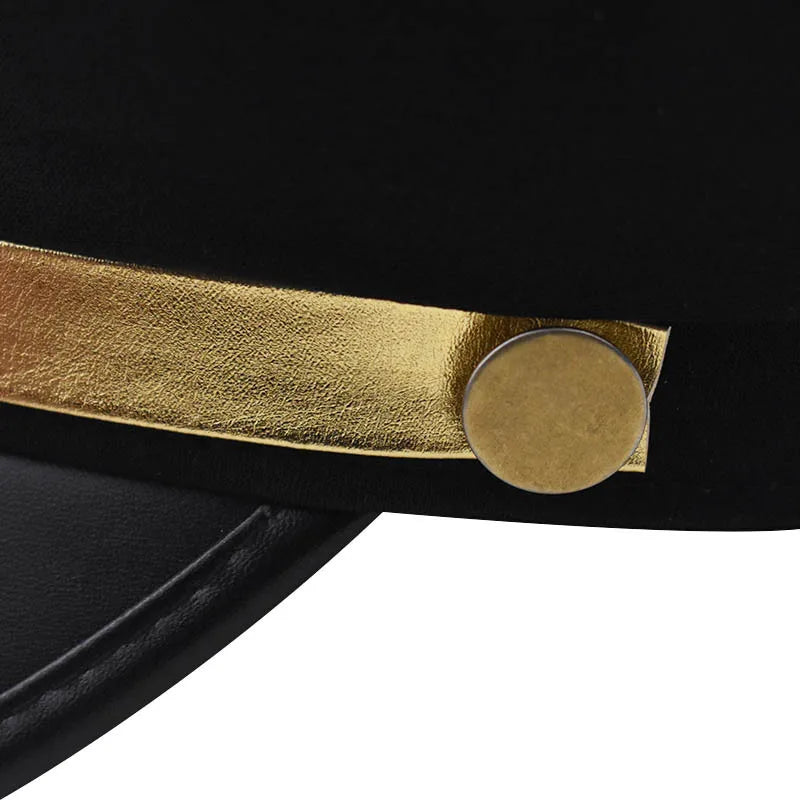 Anime JoJos Bizarre Kujo Jotaro Cosplay Cap Unisex Adult Metal Badge Hat Prop - SS69 