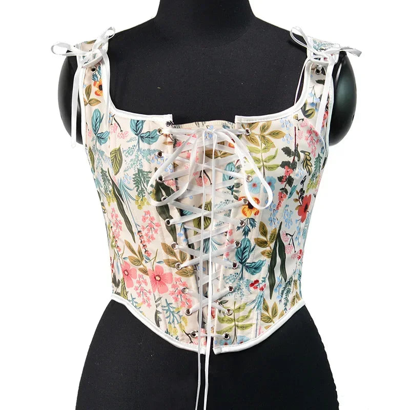 VISIVANEC Lolita Corset Tank Top Women's Slimming Bustier