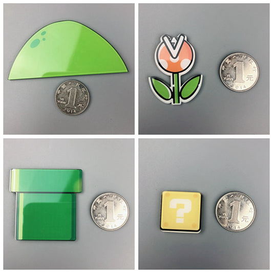 Cartoon Bros Fridge Magnet Home Kitchen Convenience Sticker Anime Photo Message Board Refrigerator Magnetic Stickers Home Dec