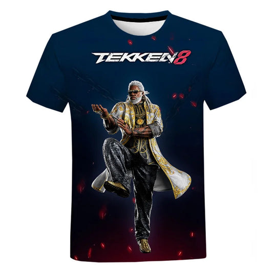 Fighting New Game Tekken 8 3D Printed T Shirt For Men Clothes Harajuku Streetwear T-Shirt For men Crewneck Short Sleeve Tops SS69 12.69 EXZHF202427161 / XL