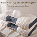 Neck Pillow Help Sleep And Protect The Neck Cervical Orthopedic Household Soybean Fiber SPA Massage Pillow For Sleeping New SS69