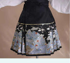 Summer New Short Horse Face Skirt White Short Set Retro Thickened Ming System Improved Han Element Chinese Style Tang Suit