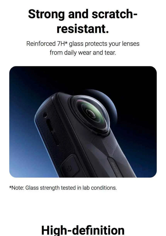 Insta360 X5 Lens Guard Protector Standard or Premium Tempered Glass For Insta 360 X5 Original Accessories