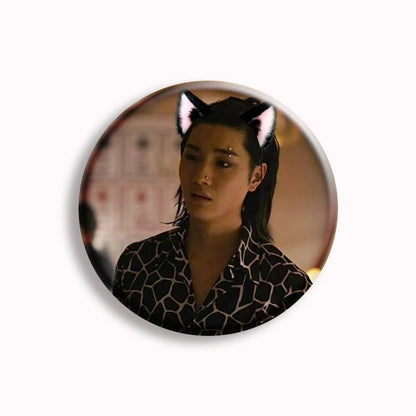 Hot Japan TV Alice in Borderland Soft Button Pin Chishiya Kuina Creative Game Over Brooch Badge Bag Decor Jewelry Fans Collect SS69 6.69 27 / Keychain-58mm