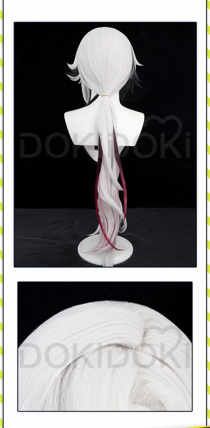 Genshin Impact Arlecchino Cosplay Costume Set with Wig - Polyester - S-2XL