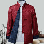Chinese Styple New Dragon Year Shirt Kung Fu Coats Tang Suit Jacket Traditional Chinese Clothing Jackets Hanfu Men Clothing