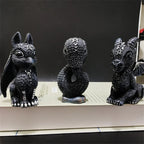 1pc Halloween Magic Black Dragon Snake Griffin Unicorn Mysterious Witches Statue Home Decor Figurine Christmas Desk Ornaments