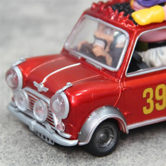 Dragon Ball Z Majin Buu Anime Figures Fat Buu Figurine Mr. Satan Drive Car 12cm Pvc Statue Model Desktop Decoration Toys Gifts SS69