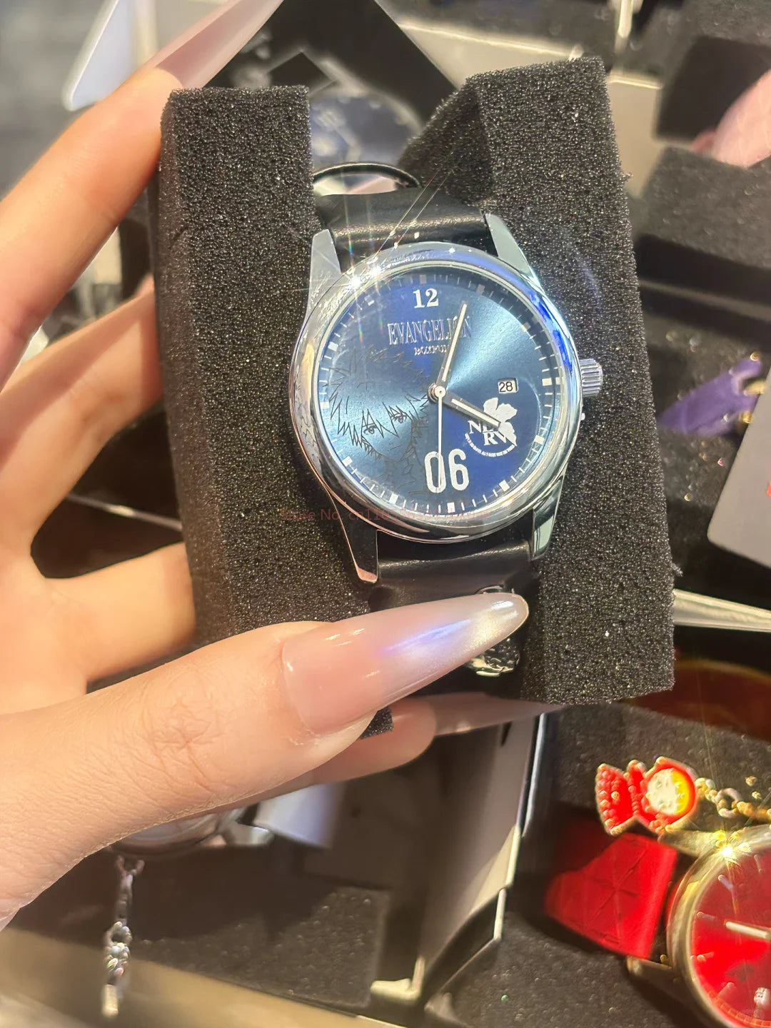 Original Boxfun Eva Evangelion The Final Mission Series Wrist Watch Blind Box Asuka Anime Peripheral Ornament Birthday Gifts Toy