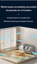 3600mAh USB Desk Fan 4 Speed Adjustable Desktop Table Fan with Strong Wind Quiet Operation Kipas USB Oscillating Fan
