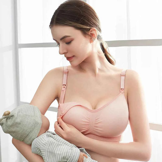 3pcs/Set High Quality Maternity Nursing Bras Cotton Breastfeeding Pregnant Underwear Seamless Large Size Breathable Bra Push Up