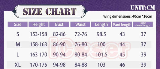 iCoser Honkai Star Rail Tribbie Cosplay Costume Wig Dress Uniform Headwear Wings Carnival Halloween Party for Women Girls Props