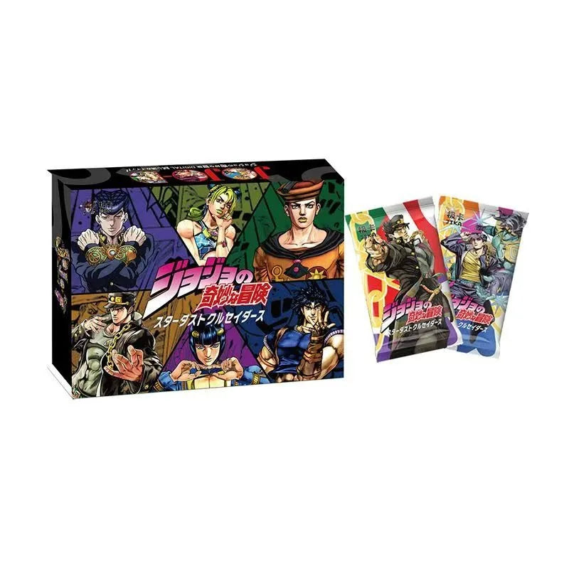 Anime JOJO's Bizarre Adventure Card Golden Wind Collectible Card Rare Gold Stamping SSP Card Children's Toy Gifts