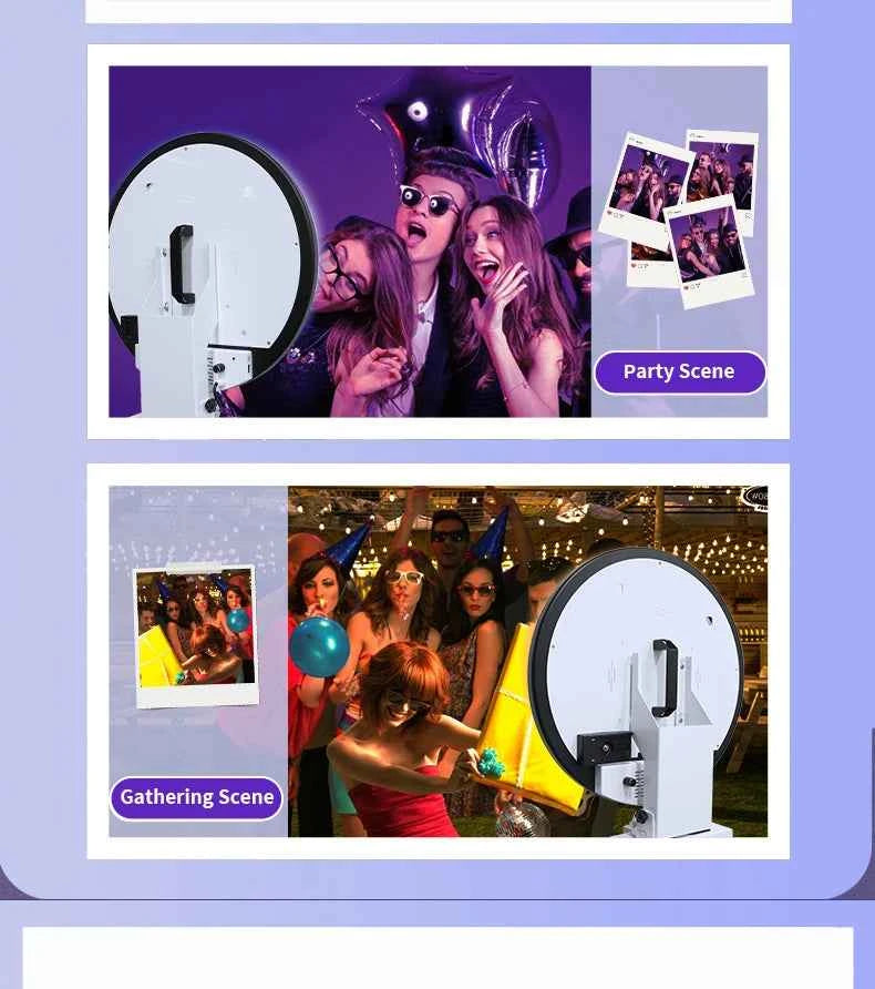 Photo Booth Machines Wedding For iPad 10.5'' 11'' 12.9'' 13'' 12.3'' ipad Photobooth with 2 Panels 9.7 Selfie Photo Booth