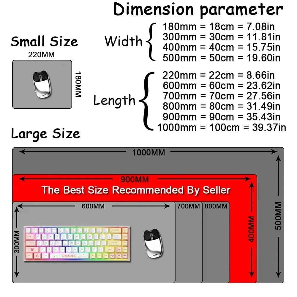 Keyboard Mouse Pad Commodore 64 Mousepad Xxl Non-slip Lockedge Minimalism Office PC Accessories XL Gaming Large Desk Cabinet Pad