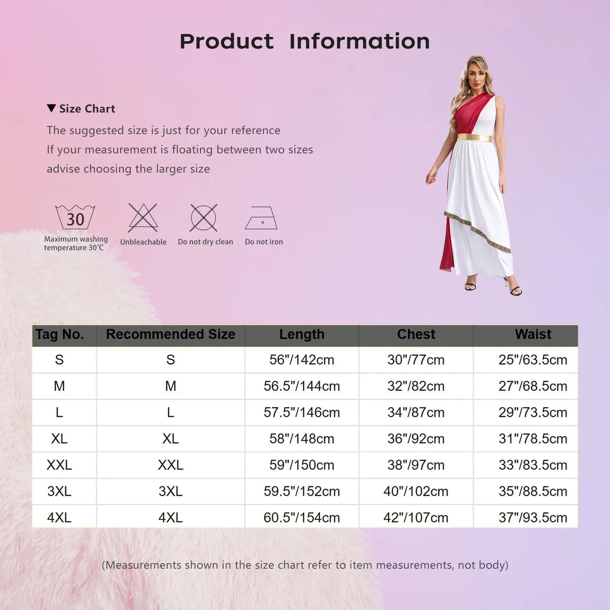 Women's Greek Goddess One-Shoulder Tunic Dress