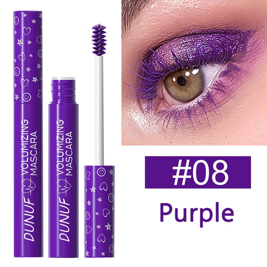 Colorful Curling Mascara Waterproof Fast Drying Eyelashes Extension Multicolor Lashes Makeup Lasting Waterproof White Mascara SS69