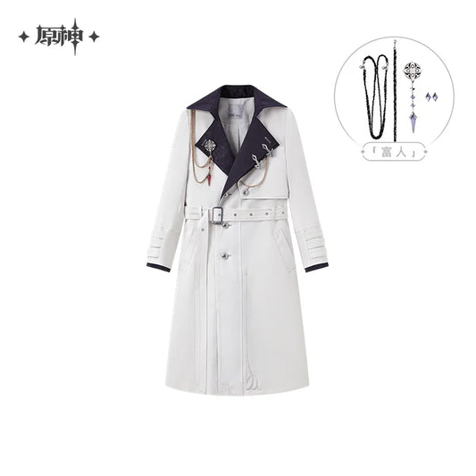 Genshin Impact Tartaglia Cosplay Windbreaker Unisex Polyester Jacket