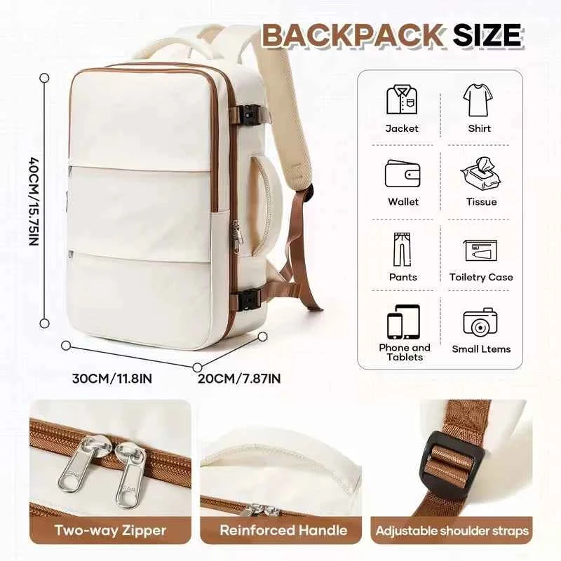 Notebook Backpack Travel 40x30x20 Ryanair Laptop Bag Men Women Business Waterproof Cabin Bag Carry ons Backpack School Bag