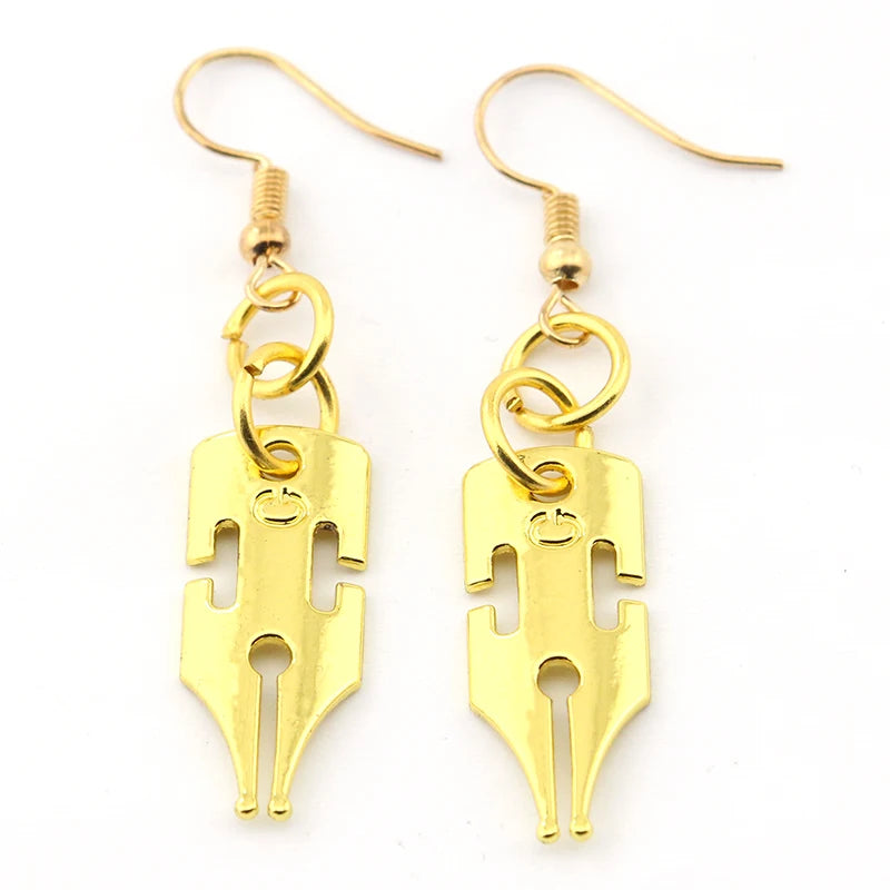 Anime JoJo Bizarre Adventure Drop Earrings Cosplay Props JOJO Kakyoin Noriaki Butterfly Cherry Earrings Ear Clip Jewelry Gift