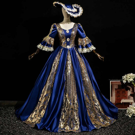 Customized Women Renaissance Victorian Party Dresses Baroque Historical Theater Masquerade Gowns