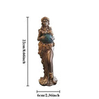 Mother Earth Gaia Resin Sculpture 22cm Greek Mythology Figurine