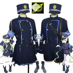 Game Blue Archive Tachibana Nozomi Cosplay Costume Wig Shoes Hikari Cosplay Highlander Railroad Academy Role Play Uniform Prop SS69