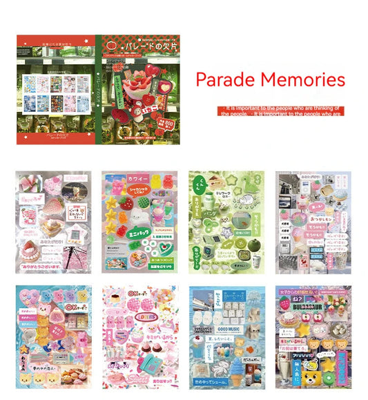 45pcs Japanese Retro Early Style Manga Cut Film Sticker Book Kawaii Girl Scrapbook Journal DIY Deco Cute Showa Phone Case Decals SS69