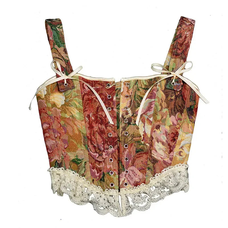 VISIVANEC Lolita Corset Tank Top Women's Slimming Bustier