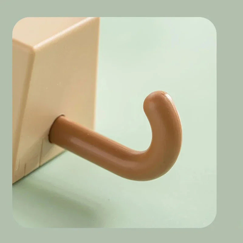 Self-Adhesive Cat Wall Hooks, Cute Animal Decorative Hanger