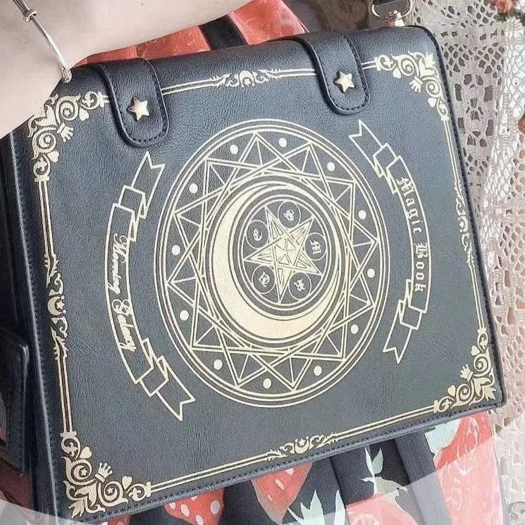SS69 Harajuku Vintage Shoulder Bag, Y2K Gothic Square Messenger Tote