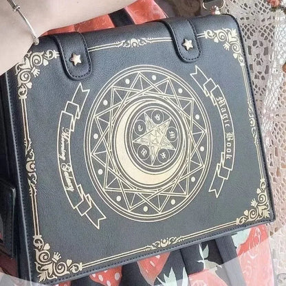 SS69 Harajuku Vintage Shoulder Bag, Y2K Gothic Square Messenger Tote