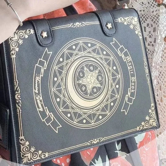 SS69 Harajuku Vintage Shoulder Bag, Y2K Gothic Square Messenger Tote