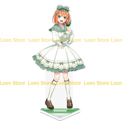 Loen Store The Quintessential Quintuplets official Lolita Fashion Ver figurine cute cartoon character desktop acrylic stand SS69 6.69 WDFXN-RWLP1 (4) / CHINA / 15CM acrylic stand