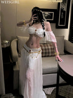 Belly Dance Costume Women's Sexy Arabian Princess Costume Fancy Indian Dance Embroider Bollywoods Jasmine Dress Egyptian Queen