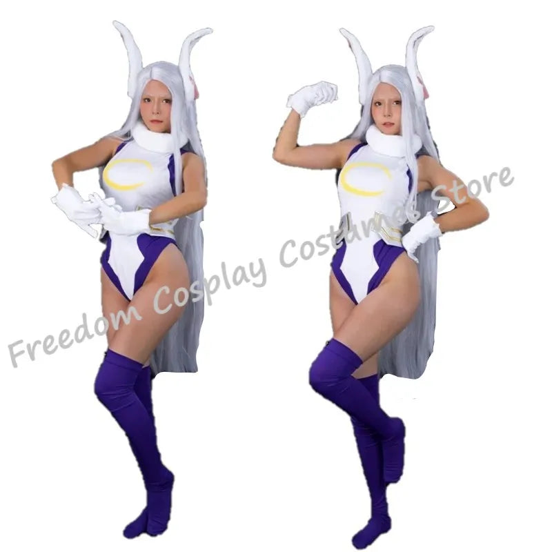 My Hero Academia Mirko Rabbit Hero Cosplay Jumpsuit for Women