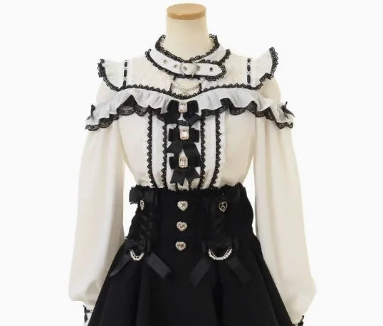 Women's Off-the-Shoulder Bow Chiffon Blouse